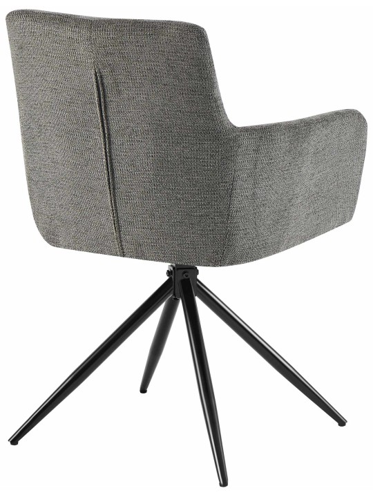 Eetkamerstoel Jonah stof, donkergrijs Eetkamerstoel Jonah stof, donkergrijs