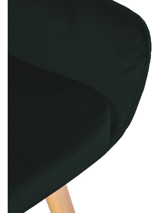 Set van 2 barkrukken Grant fluweel, groen