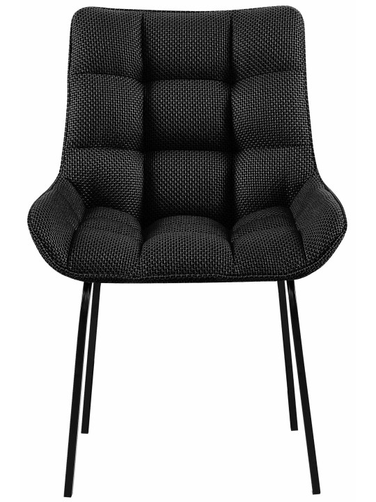 Set van 2 stoelen Saranda stof, titaniumgrijs