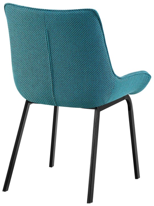 Set van 2 stoelen Saranda stof, turquoise