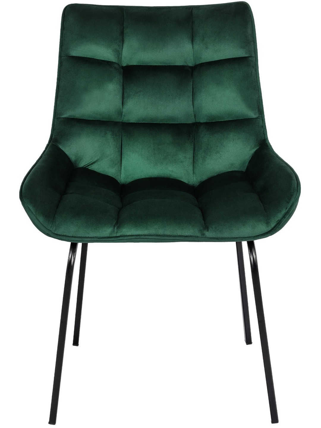 Set van 2 stoelen Saranda fluweel, groen