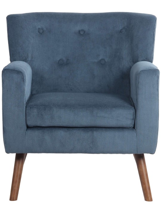 Fauteuil Kioni Koord, blauw Fauteuil Kioni Koord, blauw