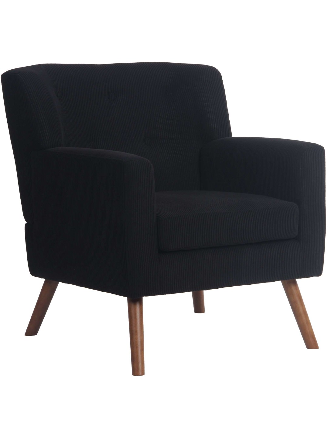 Fauteuil Kioni Koord, zwart