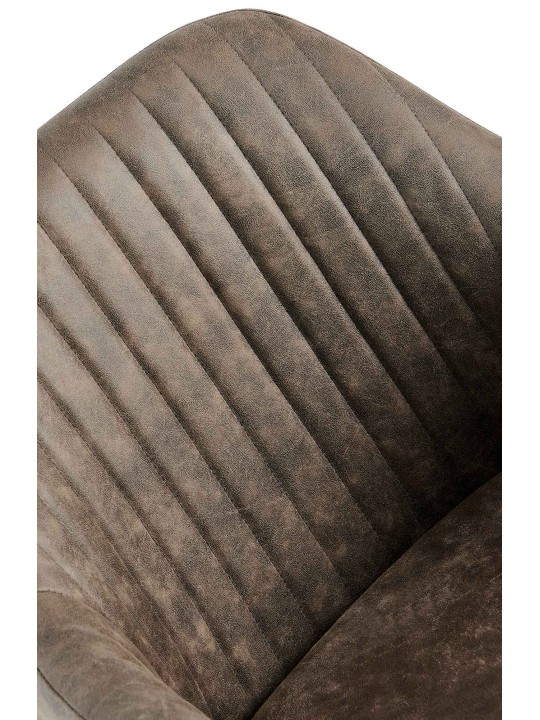 Set van 2 eetkamerstoelen Welby Vintage, grijs