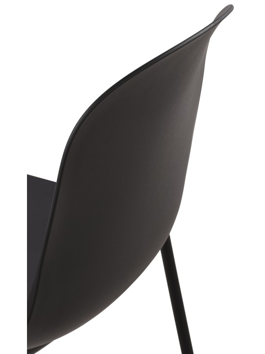 Set van 2 stoelen Hardin, zwart