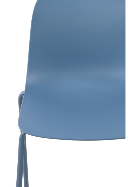 Set van 2 stoelen Hardin, blauw