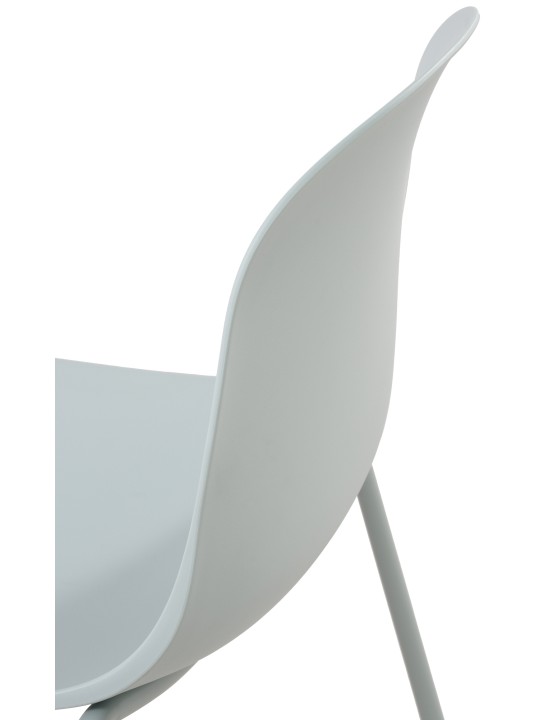 Set van 2 stoelen Hardin, turquoise