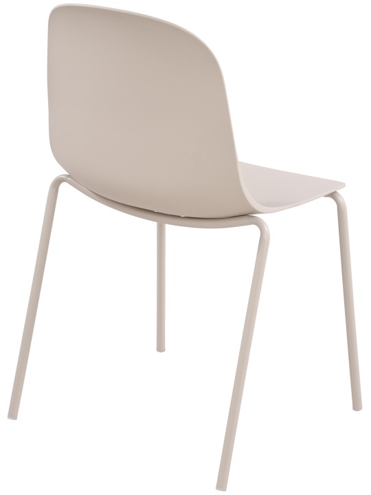 Set van 2 stoelen Hardin, lichtgrijs