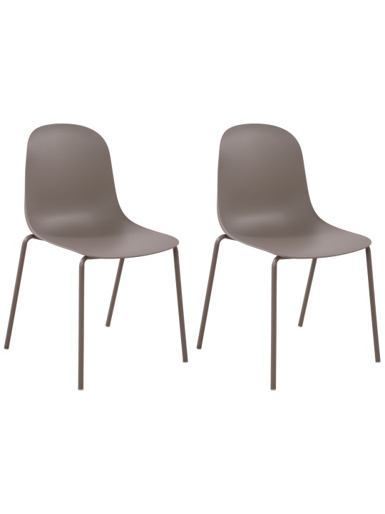 Set van 2 stoelen Hardin, taupe