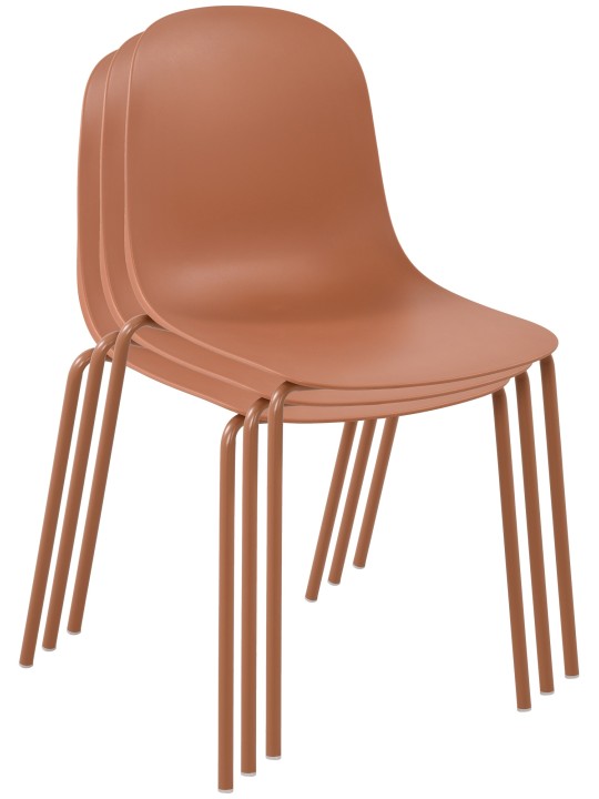 Set van 2 stoelen Hardin, terracotta