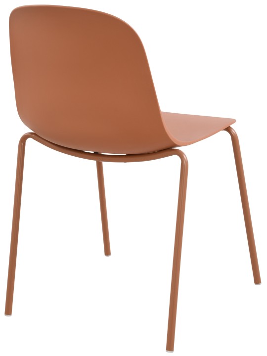 Set van 2 stoelen Hardin, terracotta