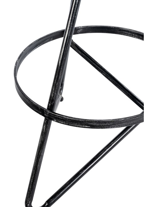 Set van 2 barkrukken Karla, zilver