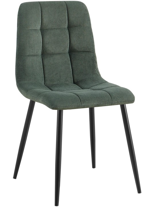 Eetkamerstoel Antibes Cord, groen