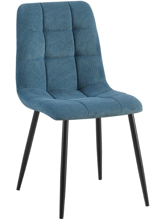 Eetkamerstoel Tilde Cord, blauw Eetkamerstoel Tilde Cord, blauw