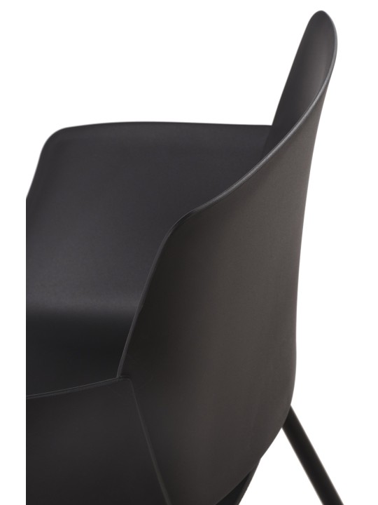 Set van 2 stoelen Alpena, zwart