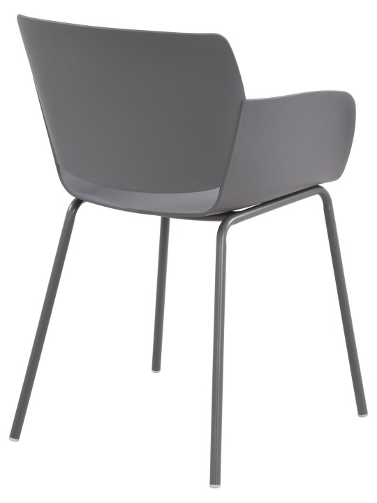 Set van 2 stoelen Alpena, donkergrijs