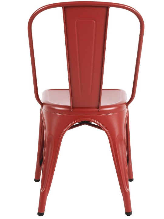 Set van 4 stoelen Benedikt, rood