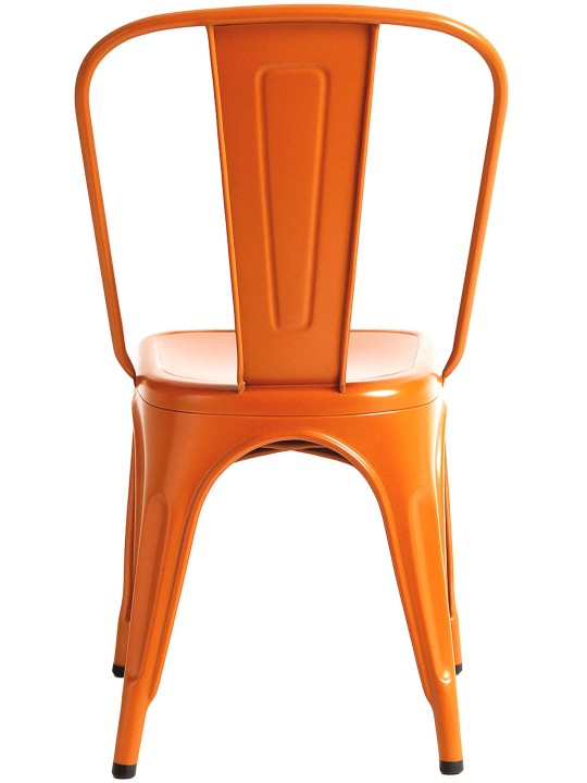 Set van 4 stoelen Benedikt, oranje
