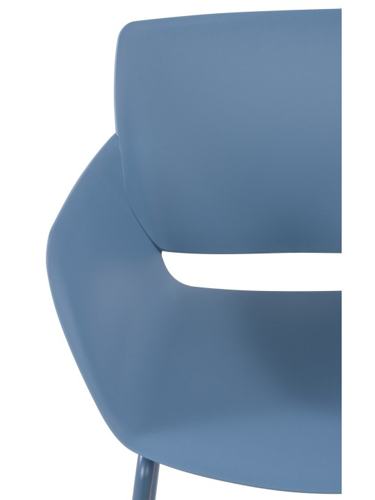 Set van 2 stoelen Alpena, blauw