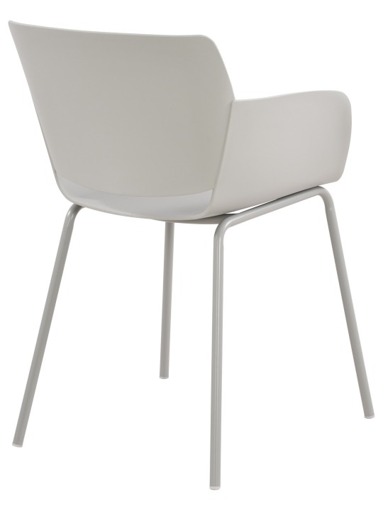 Set van 2 stoelen Alpena, lichtgrijs