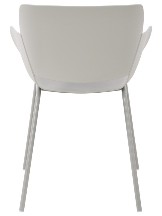 Set van 2 stoelen Alpena, lichtgrijs