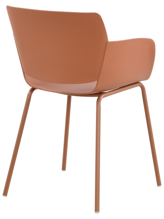 Set van 2 stoelen Alpena, terracotta