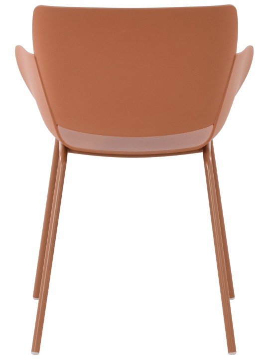 Set van 2 stoelen Alpena, terracotta