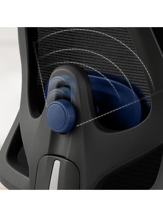 Bureaustoel Elisha, zwart