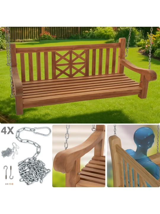 Schommelbank Farm 150 cm, teak