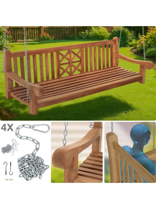 Schommelbank Farm 200 cm, teak