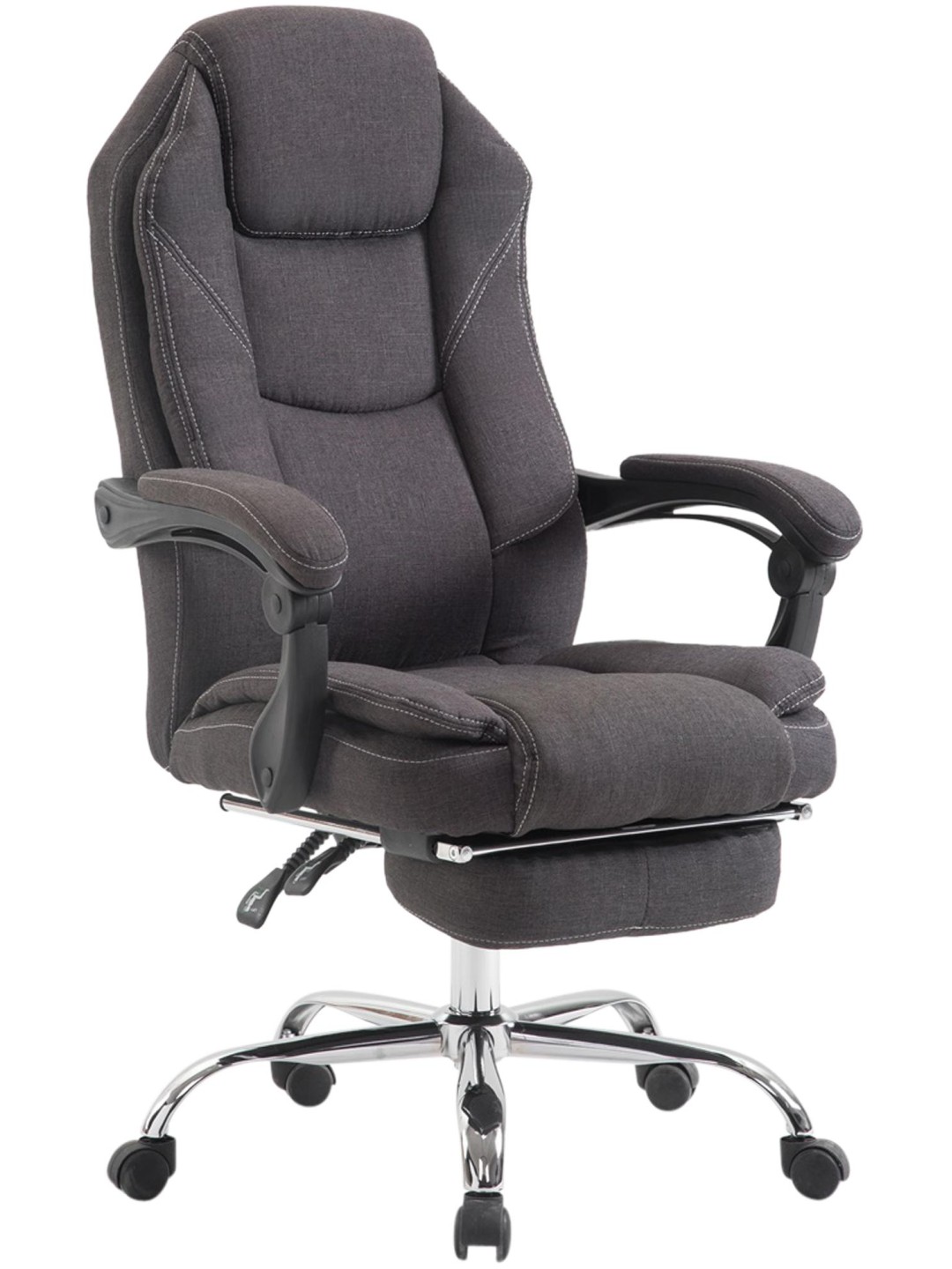 Bureaustoel Castle stof, donkergrijs