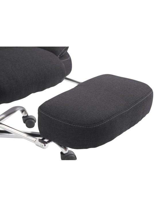 Bureaustoel Castle stof, zwart