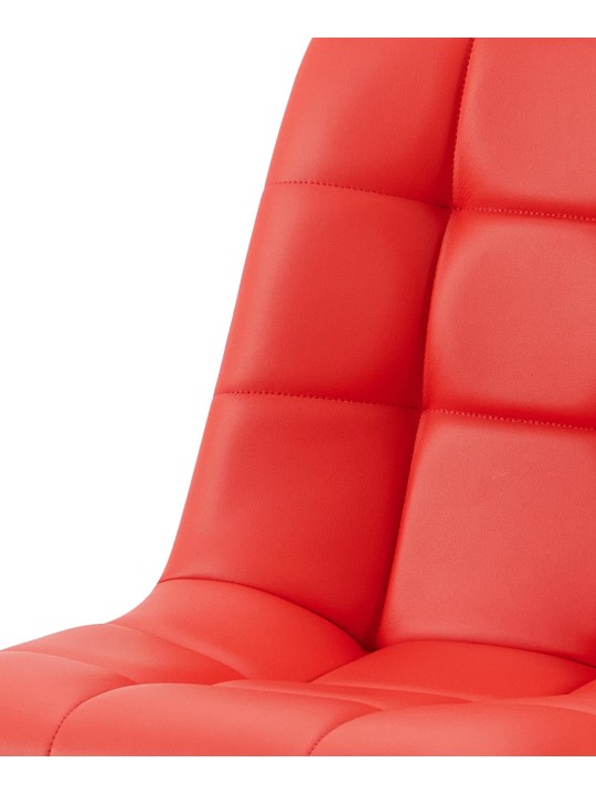 Eetkamerstoel Antibes kunstleer, rood