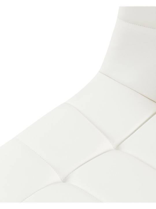 Eetkamerstoel Antibes kunstleer, wit