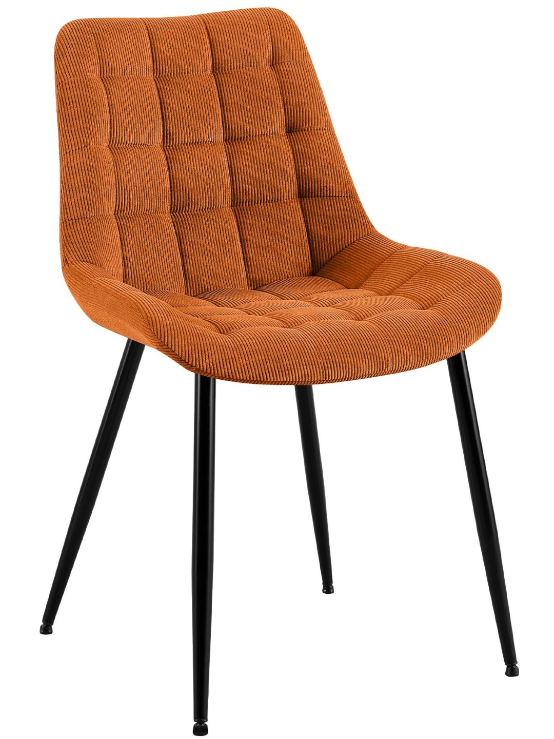 Sardna Cord eetkamerstoel, oranje