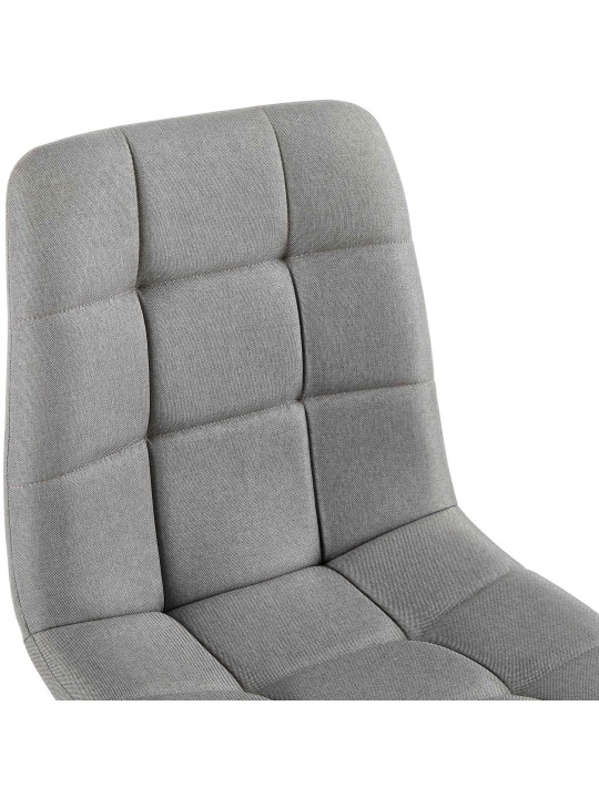Eetkamerstoel Antibes stof, lichtgrijs