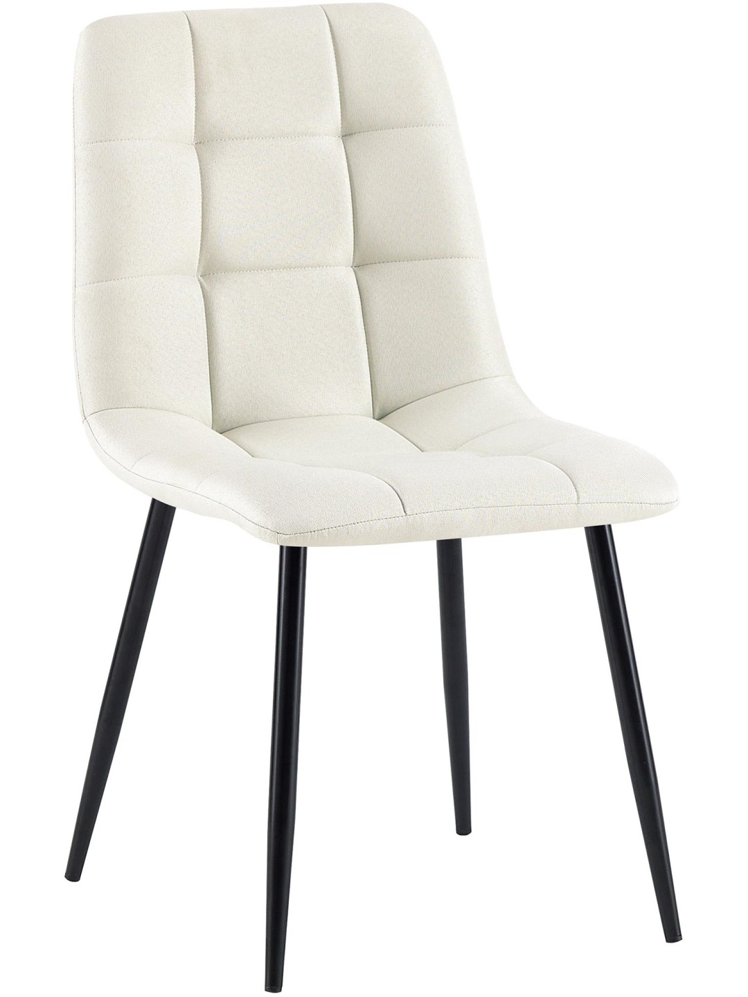 Eetkamerstoel Antibes stof, crème