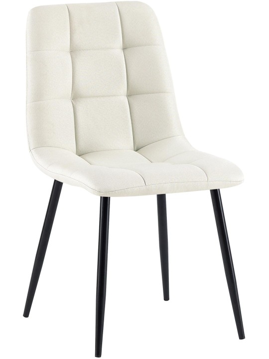 Eetkamerstoel Antibes stof, crème