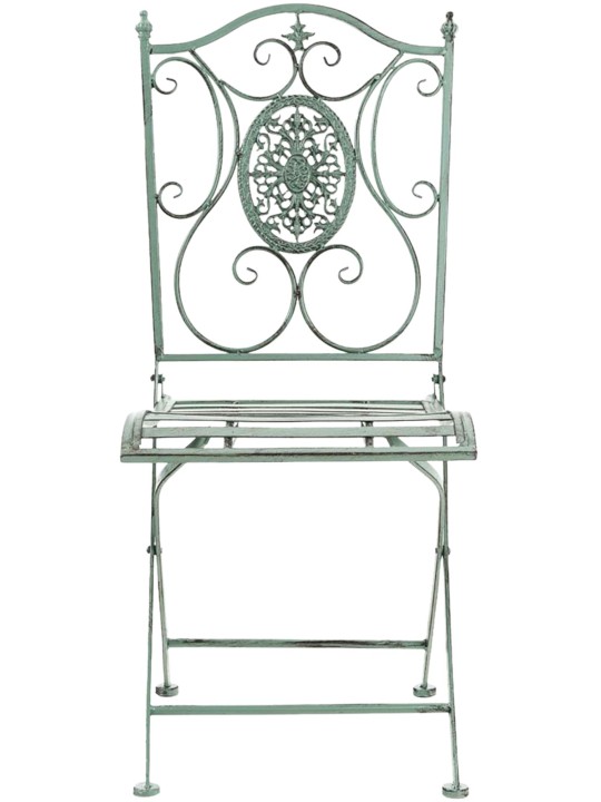 Stoel Sibell, antiek groen