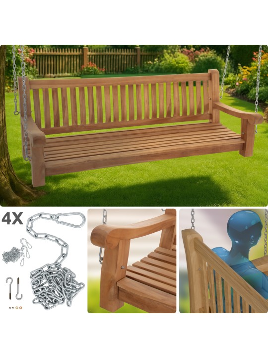 Joyce schommelbank 180 cm, teak Joyce schommelbank 180 cm, teak