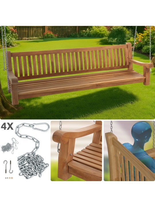 Joyce schommelbank 220 cm, teak Joyce schommelbank 220 cm, teak