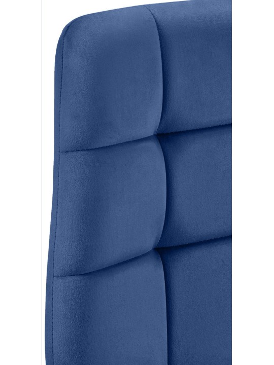 Set van 4 eetkamerstoelen Antibes, blauw