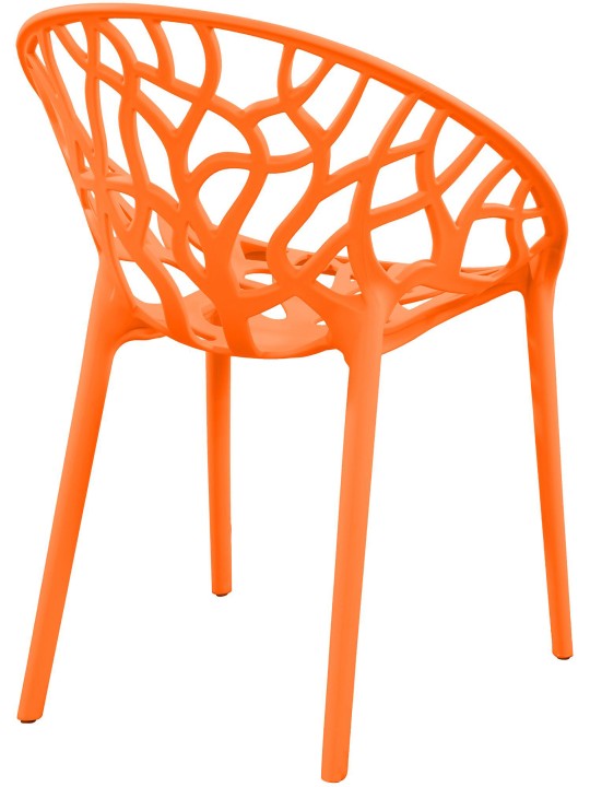 Set van 4 stoelen Hope, oranje