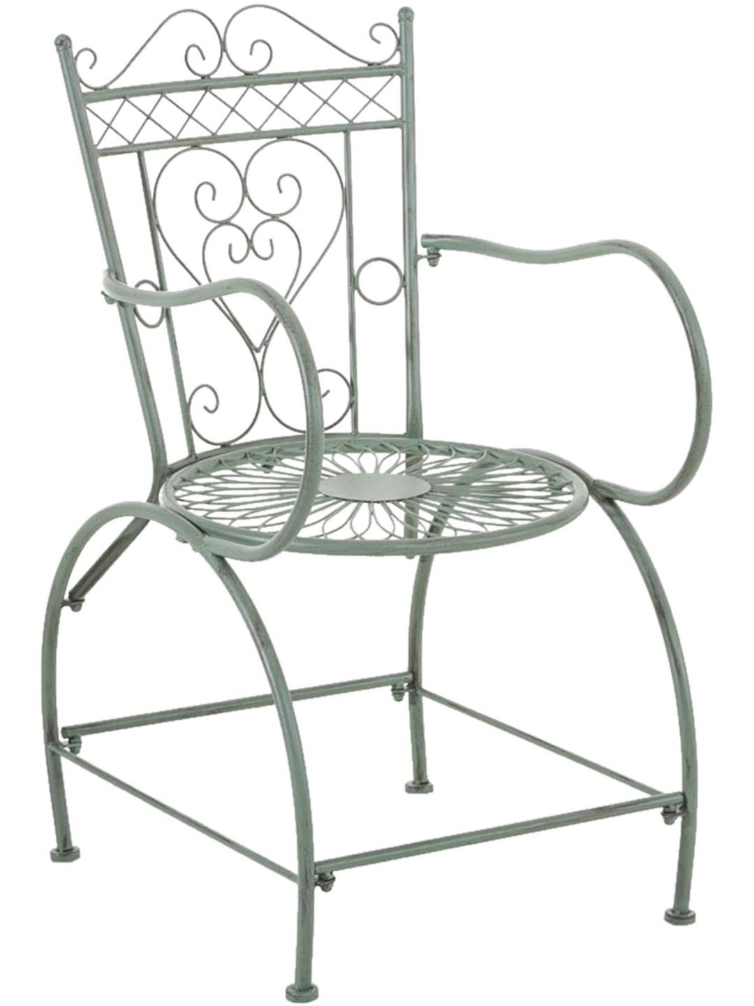 Stoel Sheela, antiek groen