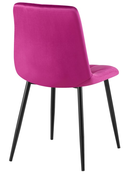 Clairton fluwelen eetkamerstoel, lila Clairton fluwelen eetkamerstoel, lila