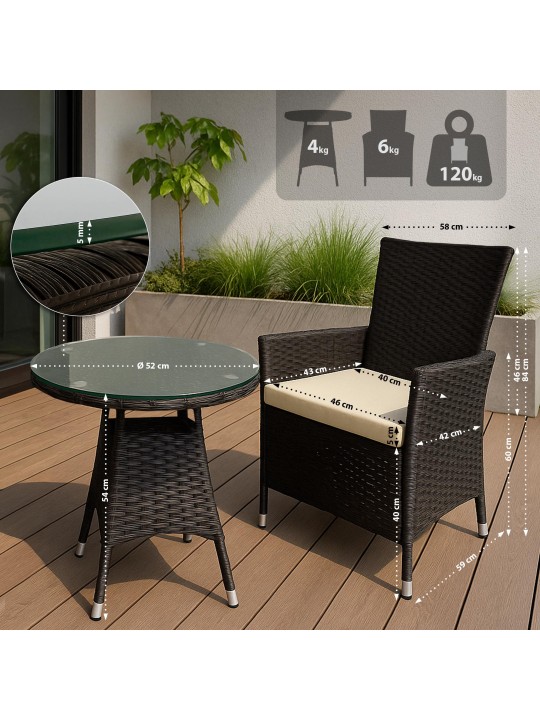 Fireda zitgroep, donkerbruin Fireda zitgroep, donkerbruin