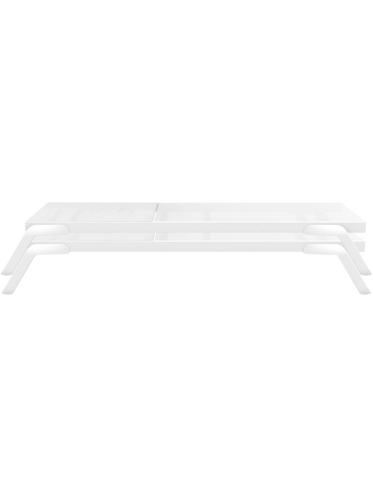 Set van 2 ligstoelen Tropic, wit