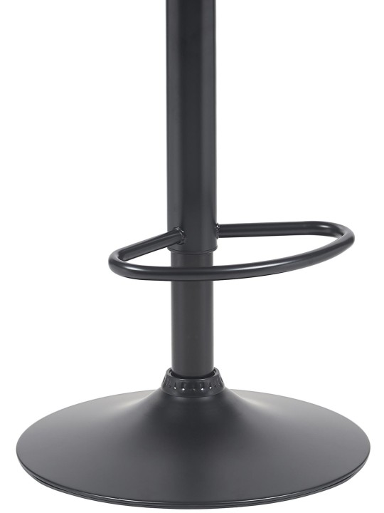 Barkruk Beverley B stof, walnoot/crème