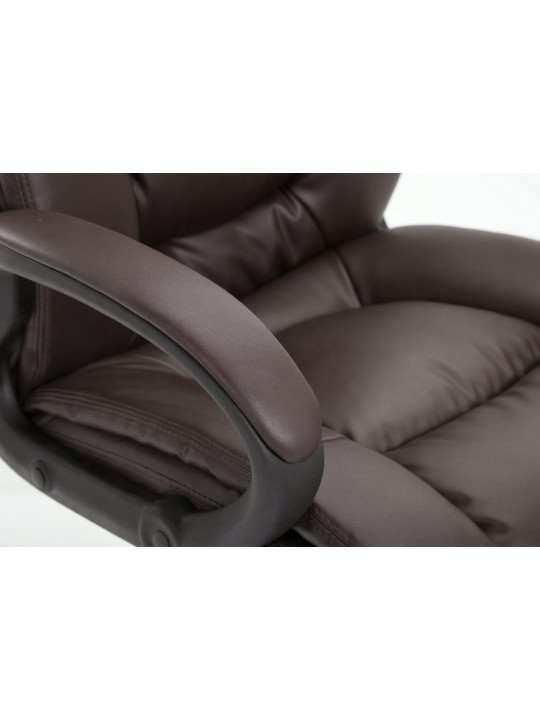 Bureaustoel XL Sparta kunstleer, bruin