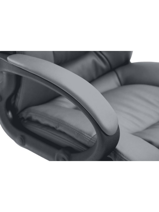 Bureaustoel XL Sparta kunstleer, grijs